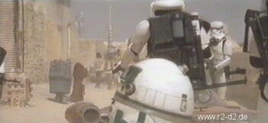The white R2 at the checkpoint