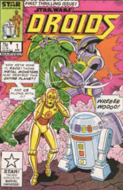 The cover of DROIDS issue #1