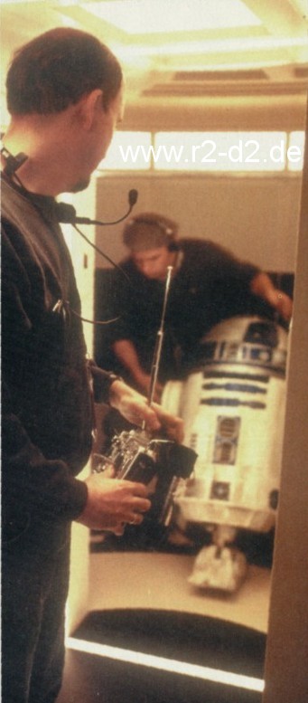 R2 and Don Bies during the filming of Ep 2