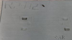 R2�s footprints at the Universal studios Florida