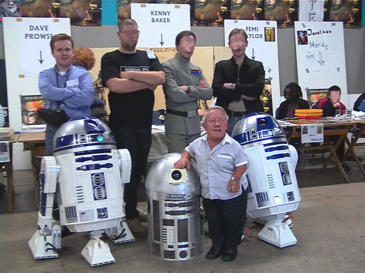 R2 builders with Kenny Baker