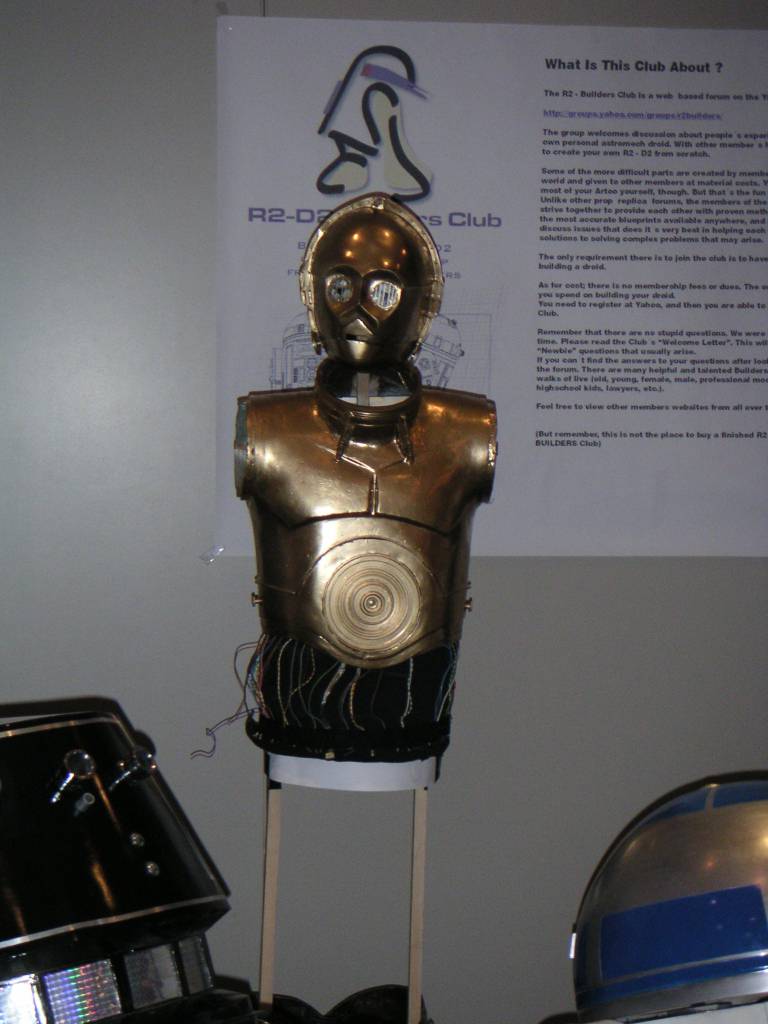 Start of the C-3PO suit